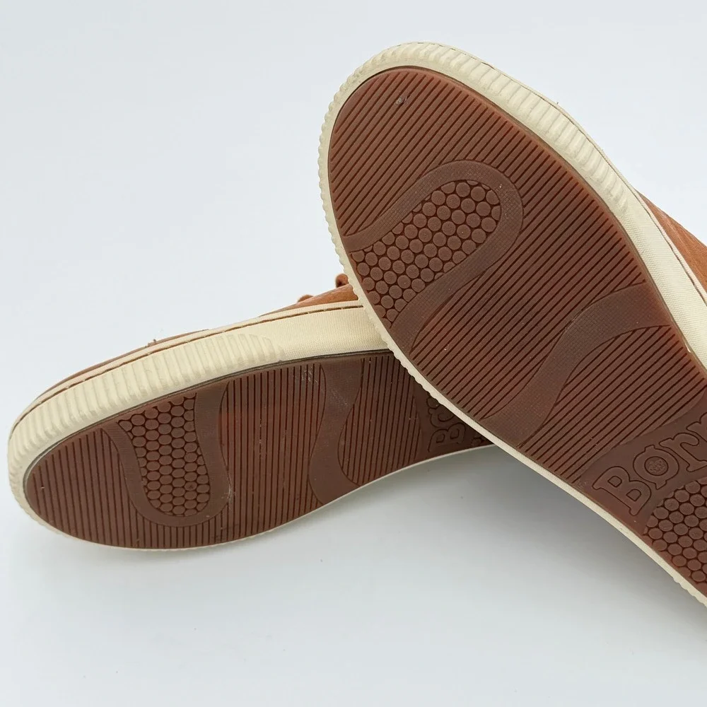 BORN Shoes‎ Women's 11 Zip Lace Up Casual Sneakers Brown